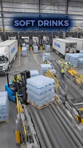 How SOFT DRINKS are MADE in MASSIVE FACTORIES #softdrink #drink #factoryprocess