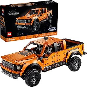 LEGO Technic Ford F-150 Raptor 42126 Building Kit; Enjoy a Rewarding Project; New 2021 (1,379 Pieces)