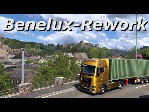 Wunderschöne Landstraßen & Die Innenstadt von Luxemburg! / Euro Truck Simulator 2 / 1.59 / Deutsch