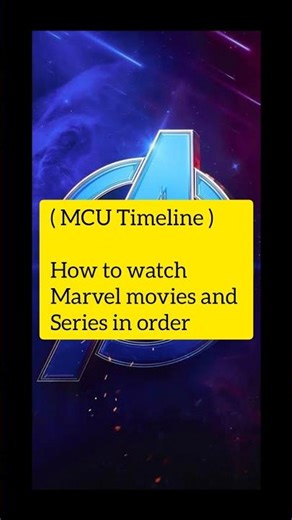 How to watch marvel movies and series in order 🍿🔥