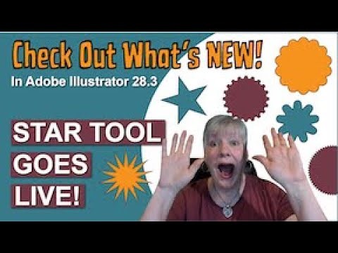 Check Out What's NEW! Star Tool Goes Live in Adobe Illustrator!