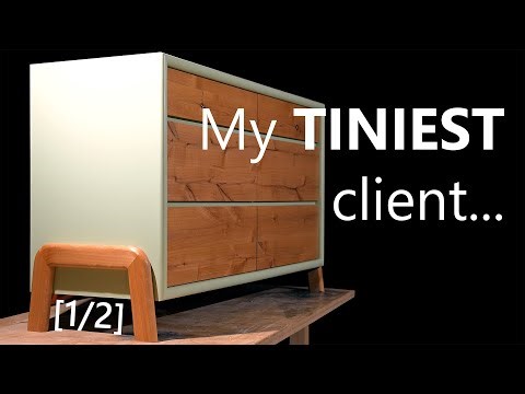 How to Build a Baby Changing Table Dresser | Woodworking Project [PART 1 my most important project]