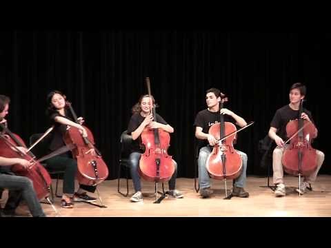 Low Strung plays "Livin' On A Prayer" (with 11 cellos)