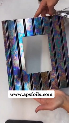 8.3K views · 236 reactions | Check out how easy it is to use our transfer foils  Just apply our ArtsSyVille Foi Adhesive, let it dry for 30-60 minutes. The longer is dries the better. Then pick your favorite APS Foil and apply it using a plastic bristled scrub brush. #diycrafts #transferfoils #foiling | Artistic Painting Studio | Facebook