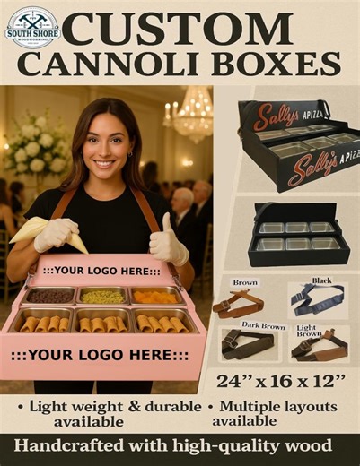 Cannoli Serving Box: Party, Wedding, and Event Display (24x16x12 In) - Etsy