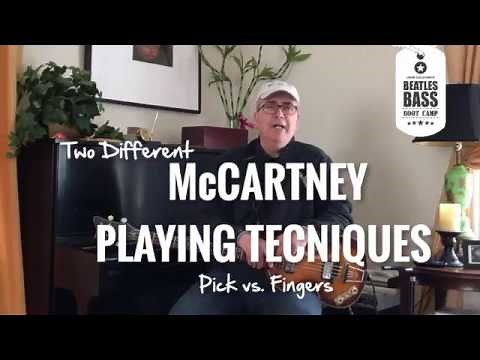Paul McCartney's Bass Playing Techniques: Pick vs Fingers