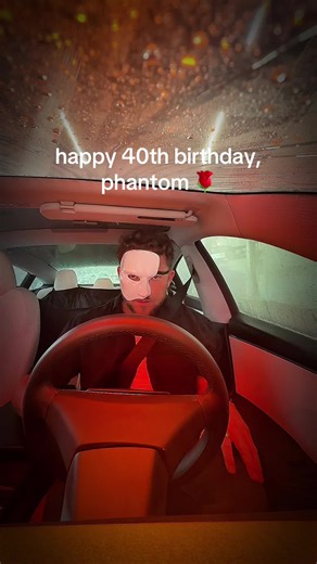 happy birthday to an icon. we were born in the same year 🌹#phantom #phantom40 #thephantomoftheopera #phantomoftheopera #musical