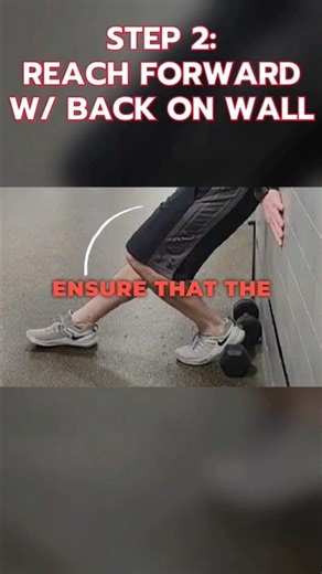 Closed Chain Quad Strength Test (Wall Slide Squat)