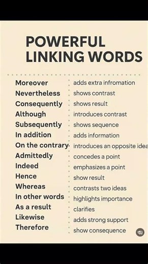 most powerful Linking words in english || English linking words and their uses #english