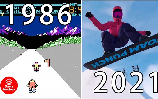 滑雪游戏进化史(The Evolution of Skiing Games)(1986-2021)