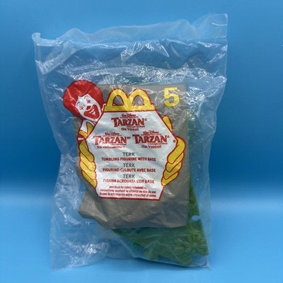 2000 🔥vintage🔥McDonald’s Happy Meal Toys Disney TARZAN On Video Terk #5 | eBay