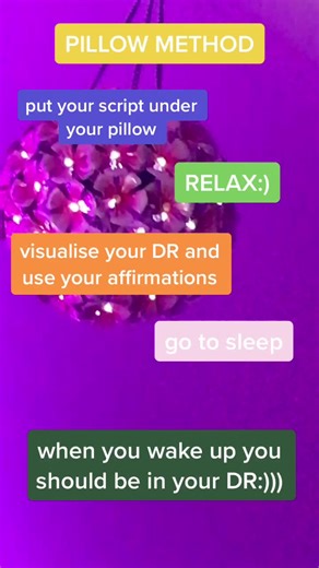 probably the easiest method! #realityshifting #affirmations #foryoupage #shifttok #shifting #desiredreality #pillow
