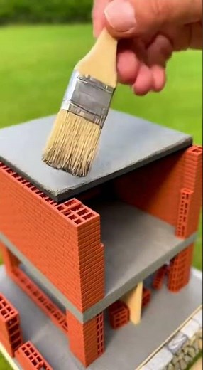 Satisfying Miniature Building Dream House Construction Time-Lapse