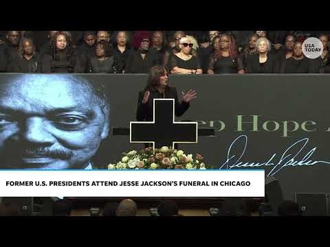 Full Kamala Harris speech celebrates Jesse Jackson at funeral: 'He did not waste time waiting'