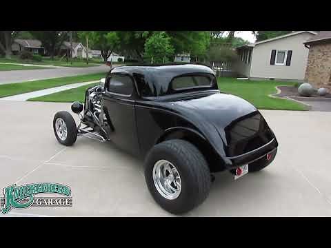 SOLD 1933 FORD HIGH BOY 3 WINDOW COUPE