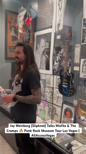 Jay Weinberg (Slipknot) Talks Misfits & The Cramps 🔥Punk Rock Museum Tour Las Vegas |AllAccessVegas