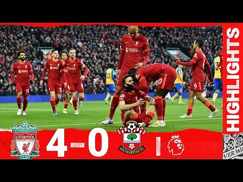 Highlights: Liverpool 4-0 Southampton | Jota brace, Thiago and a Van Dijk volley win it!