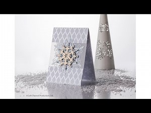Canvas Project : Tattered Lace Winter Card