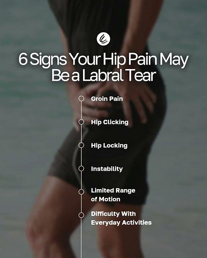 6 Signs Your Hip Pain May Be a Labral Tear