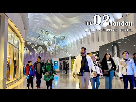 Inside The O2 ARENA , London outlet Shopping Centre Walking Tour [4K]