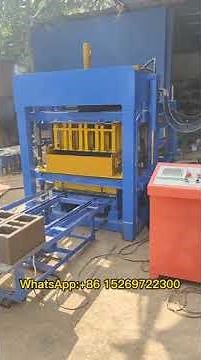 Full Automatic Block Machine – The Future of Brick Making! 🤖 #cement #blocks #blockmaking #machine