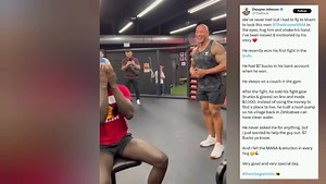 143K views · 7.1K reactions | Legendary wrestler Dwayne Johnson 'The Rock' gifts Zimbabwean UFC fighter Themba Gorimbo a fully furnished house in Miami | The Herald-Zimbabwe | Facebook