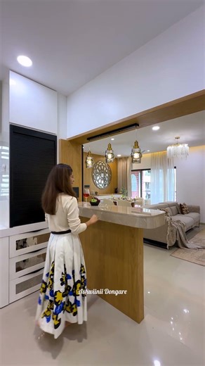 Minimalist Modular Kitchen Tour | Sleek White & Warm Lighting Design