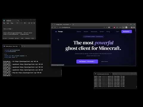 Shodan Botnet Vs. Prestige client ( 100m request shield )