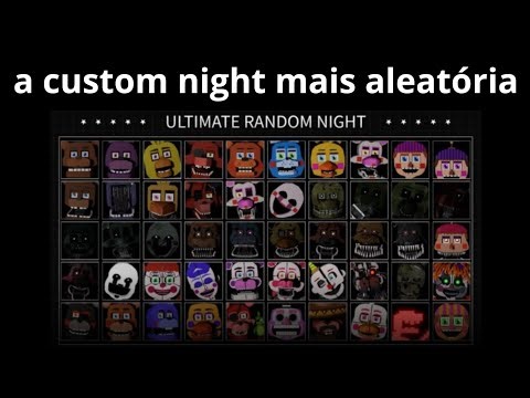 essa custom night é 100% aleatória - roblox: Ultimate Random Night