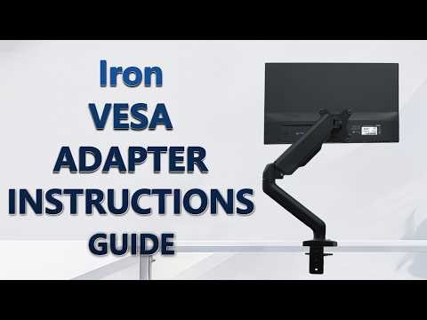 Yunquehe VESA Adapter Instructions compatible with ACER SA0,SB0,HA0,R1,RT,G7 series monitors