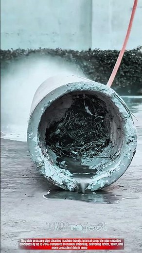 Innovative Concrete Pipe Cleaning Machine: Best High-Pressure Internal Debris Removal