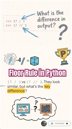Python Floor Division Trap 😵 | 17 // 3 = ? (Exam Trick)