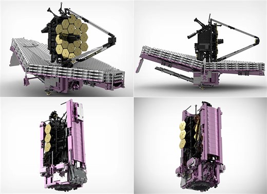 NASA's James Webb Space Telescope Becomes LEGO Ideas Set with 18 Movable Hexagonal Segments