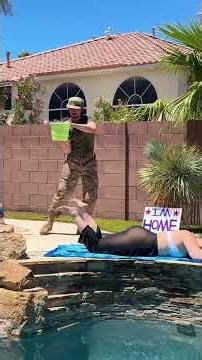 He Came Home From Deployment... and His Prank Had Her Completely Fooled 🇺🇸❤️