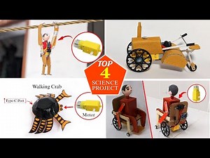 4 Amazing DIY Toys | Homemade inventions | Easy Science Project