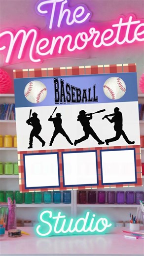 Grab the baseball season, highlights scrapbook for the baseball player in your life! ￼
