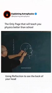 Read captions for more details👇 . When a ray of light approaches a smooth polished surface and the light ray bounces back, it is called the reflection of light. The incident light ray that land on the surface is reflected off the surface. The ray that bounces back is called the reflected ray. . Credit: unknown All rights and credits reserved to the respective owners. Dm for Removal . I promise you won't regret following us @explaining.astrophysics ❤ #reflection #physics #knowledge #science #usa