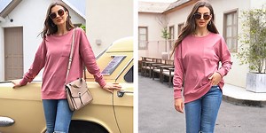 Watch Sweatshirts for Women Trendy on Amazon Live