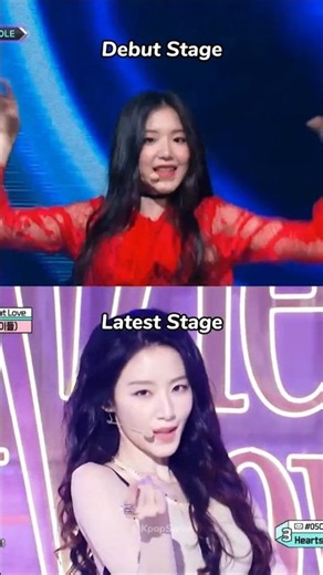 G-IDLE Debut stage VS Latest stage #kpop #gidle