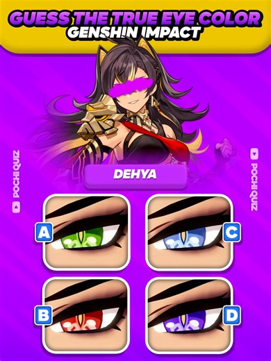 Can you guess the True Eye Color? 👀🔥| Genshin Impact Quiz #pochiquiz #fyppppppppppppppppppppppp #GenshinImpact #fyp #genshinquiz