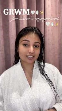 GRWM for sister’s engagement 🤍🪞✨ #youtube #youtubeshorts #makeup #grwm #grwmmakeup #wedding #yt