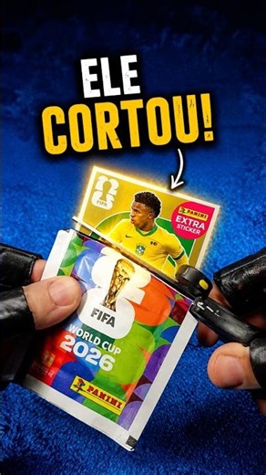 CORTANDO no meio uma figurinha LENDÁRIA da Copa?
