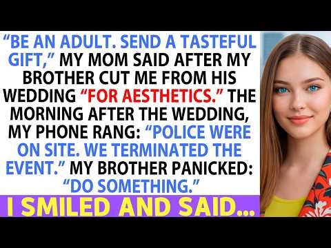 My Brother Cut Me From His Wedding “For Aesthetics” — The Next Morning, He Called Me Panicking…