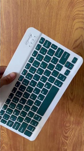 ￼10 inch Keyboard Mouse Wireless Bluetooth Type C For iPad Samsung Xiaomi iPhone Windows