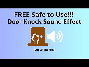 Realistic Door Knocking Sound Effect | Royalty Free | No Copyright