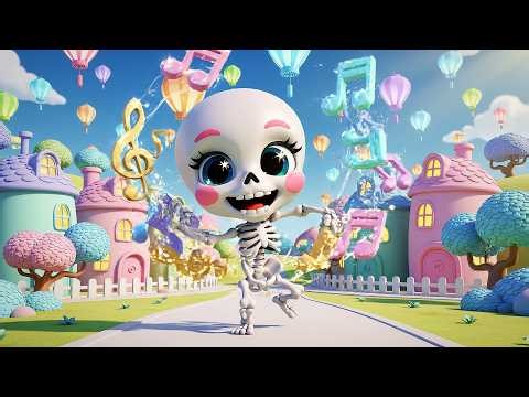 Silly Skeleton Dances Shake Shake Shake | Funny Halloween & Exercise Song for Kids