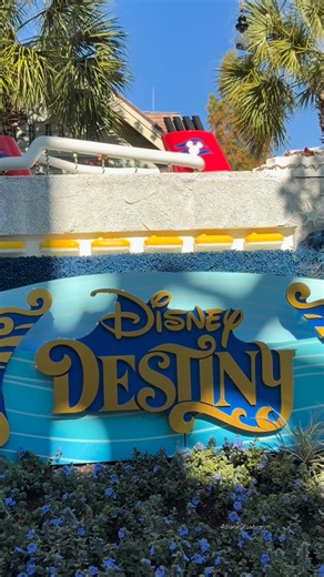 Disney Fashionista on Instagram: "There is a beautiful model of the brand new Disney Destiny cruise ship at Disney Springs! It even interacts with a MagicBand+. 🚢 #disneydestiny #disneycruiseline #disneysprings"