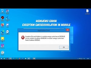 Mengatasi Error Xampp (Exception EAccessViolation in module xampp)