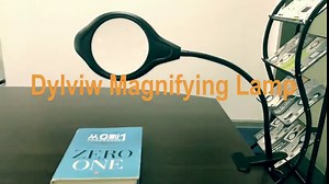 Amazon.com: Dylviw Bright Light Desk Gooseneck Magnifier Lamp with Metal Large Clamp, Magnifying Glass with Adjustable Light for Daily Hobbies Repairing, Reading, Crafts : Arts, Crafts & Sewing