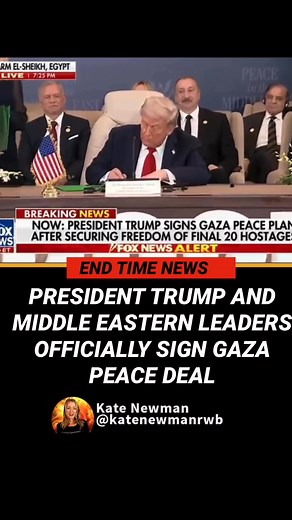President Donald Trump and several Middle Eastern leaders have signed a new Gaza peace treaty in Sharm El-Sheikh, Egypt, aiming to end the conflict and establish a framework for Gaza’s reconstruction and governance. The agreement, supported by nations like Egypt, Qatar, and Turkey, stops short of creating a Palestinian state but promises a “credible pathway” to Palestinian self-determination. While the deal marks a rare moment of cooperation in a historically volatile region, analysts warn that 